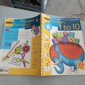 Numbers 1 to 10 (Kindergarten, Little Golden Book) 从1到10（金色童书,学龄前练习册）