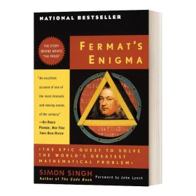 英文原版 Fermat's Enigma 麦特之谜 平装 英文版 进口英语原版书籍
