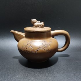 捡漏稀有珍藏古玩店库存库存！宜兴老式仿古时大彬怀旧纯手工制作泡茶库存家用茶壶摆设观赏收藏约500毫升