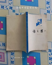 谁之罪（楼适夷权威译本，1979年6月一版一印，十九世纪俄国著名作家赫尔岑的代表作之一，个人藏书，封面封底和内页差不多一样薄，四十多年了保存不易。）