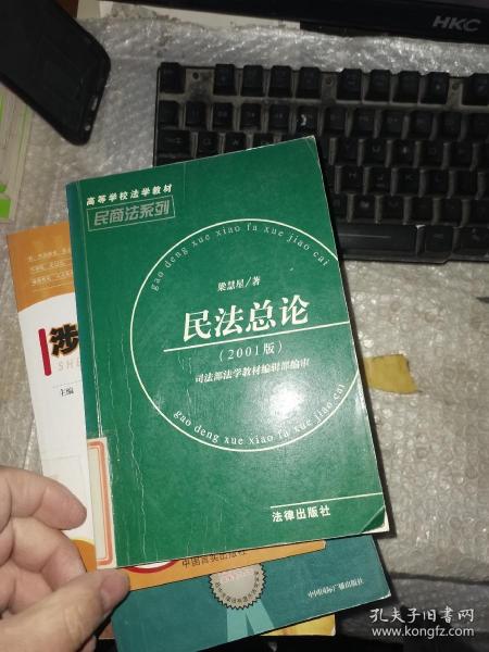 民法总论  民商法系列：高等学校法学教材-民商法系列