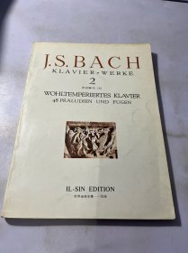 J.B.BACH  KLAVIER= WERKE 2