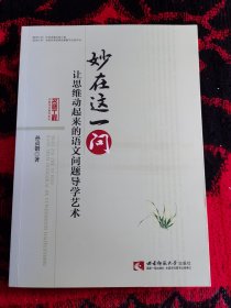 妙在这一问：让思维动起来的语文问题导学艺术