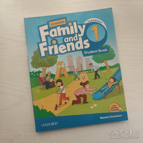 （包邮）American Family and Friends 1 2nd Edition Student Book Naomi Simmons OXFORD