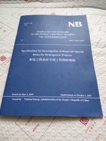 图书在服务儿水电工程水库专项工程勘察规程（英文版）