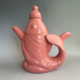 红汝窑鱼壶