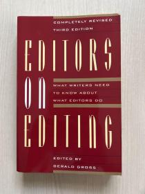 Editors on Editing 编辑人的世界 编辑论编辑