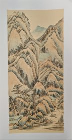 无款山水卡纸小品（5）