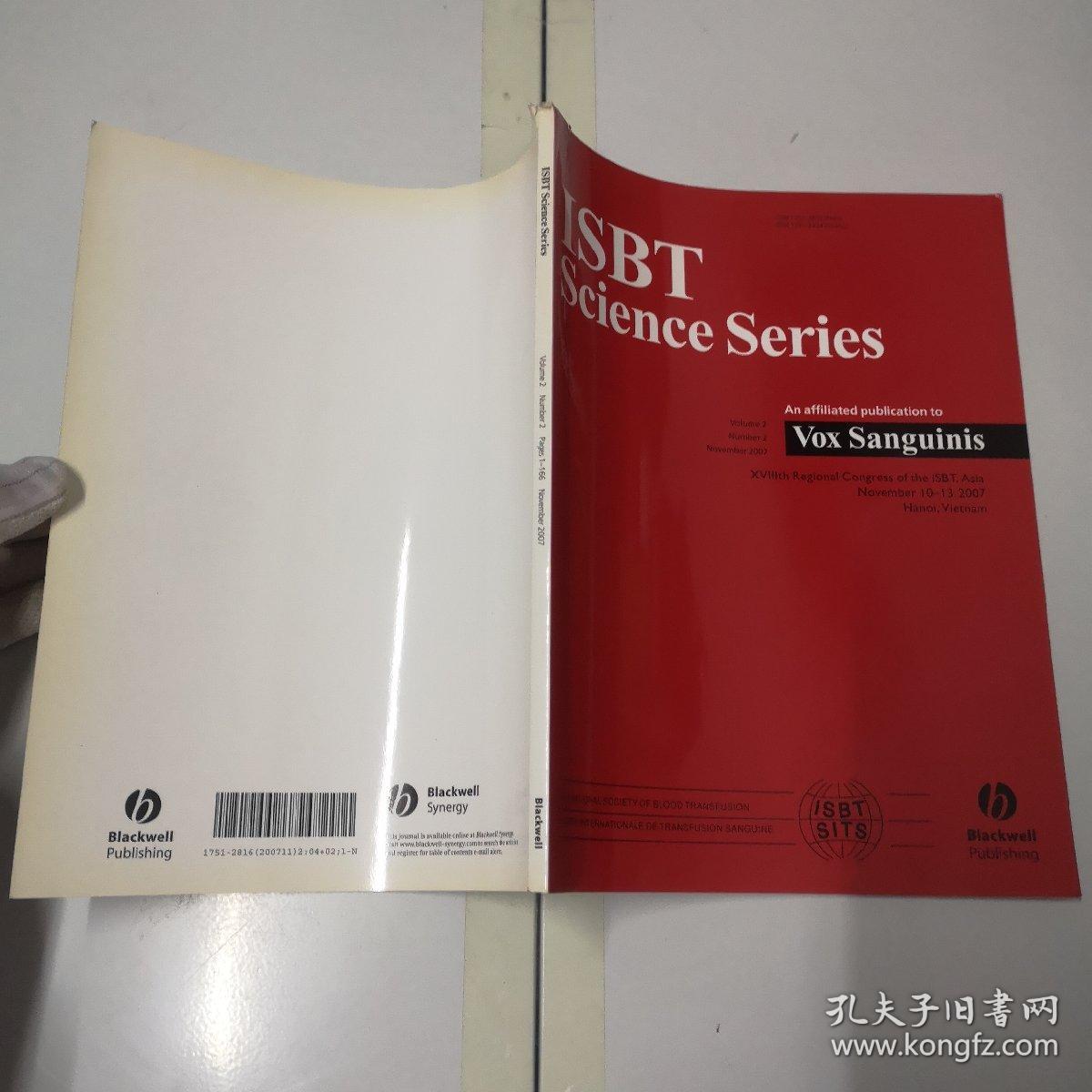 ISBT Science Series Volume2 Number1 November 2007