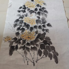 国画：菊