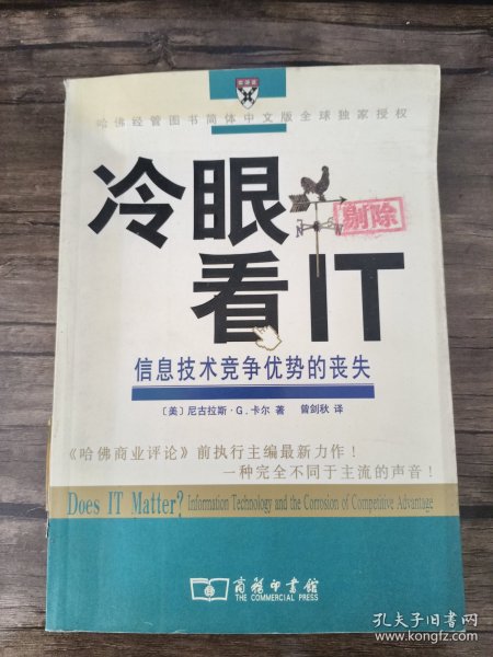 冷眼看IT：信息技术竞争优势的丧失