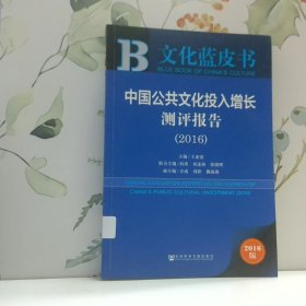 中国公共文化投入增长测评报告