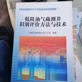 低阻油气藏测井识别评价方法与技术
