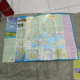 厦门岛详图2010年最新版·厦门市商贸旅游图（中英文版）