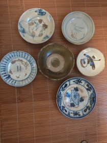 六件老瓷器合售放漏拍包老