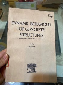 DYNAMIC BEHAVIOUR OF CONCRETE STRUCTURES 混凝土结构的动力特性 英文版