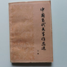 中国当代文学作品选（下册）