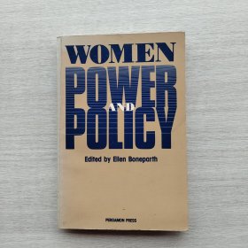 外文书籍。《WOMEN,POWER AND POLICY》《女性、权力与政策》（译名仅供参考）