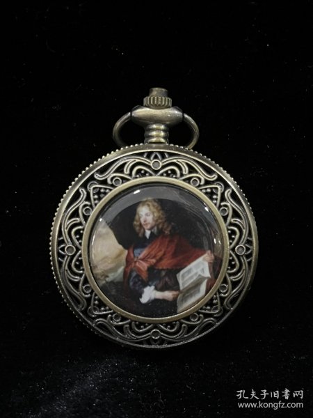 人物单开怀表 直径47毫米