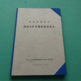 河南省栾川县康山金矿床勘探地质报告