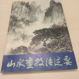 山水画技法述要 王克文签名赠本