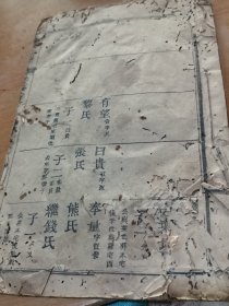 童氏宗谱鼎和堂 族谱