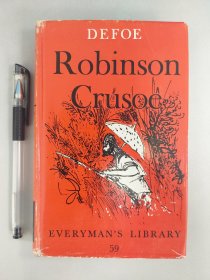 Everyman's Library No.59（人人文库，第59册）: Robinson Crusoe by Daniel Defoe 《鲁滨逊漂流记》丹尼尔•笛福 一册全 现货