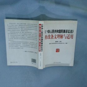 《中华人民共和国民事诉讼法》修改条文理解与适用