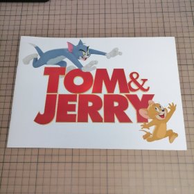 日版 TOM & JERRY トムとジェリー Tim Story 蒂姆·斯托瑞 导演 真人版 猫和老鼠 Tom and Jerry 动画电影小册子资料书