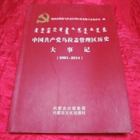 内蒙古锡林郭勒盟乌拉盖管理区历史大事记