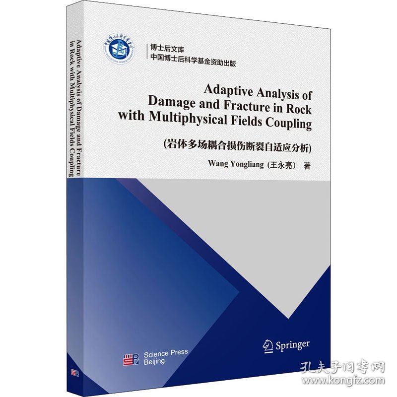 岩体多场耦合损伤断裂自适应分析