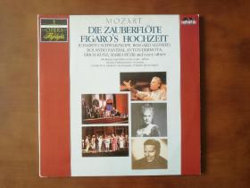 莫扎特歌剧：魔笛 费加罗婚礼（精选）黑胶LP唱片双张