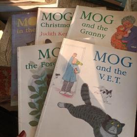 Mog the Forgetful Cat 爱忘事儿的格格、Mogs Christmas 格格过圣诞节、Mog in the Dark 格格在黑夜里、Mog and the V.E.T. 格格和宠物医生、Mogs Bad Thing 格格干坏事儿、Mog and the Granny 格格和奶奶（5本合售）