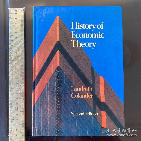 History of economic theory ideas thoughts thought economy 经济理论史 英文原版精装