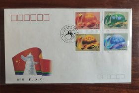 J.163《中华人民共和国成立四十周年》纪念邮票首日封
