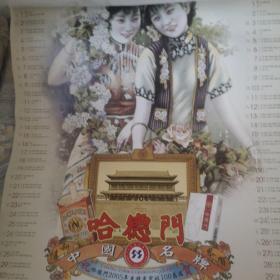 2006年挂历：热烈庆祝哈德门2005年产销量突破100万箱（7张）