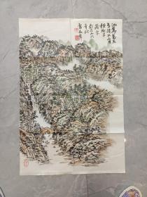 名家字画3，手工绘制，尺寸以图为准。作品不包真，眼力捡漏。