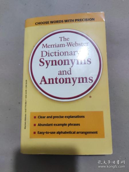 The Merriam-Webster Dictionary of Synonyms and Antonyms