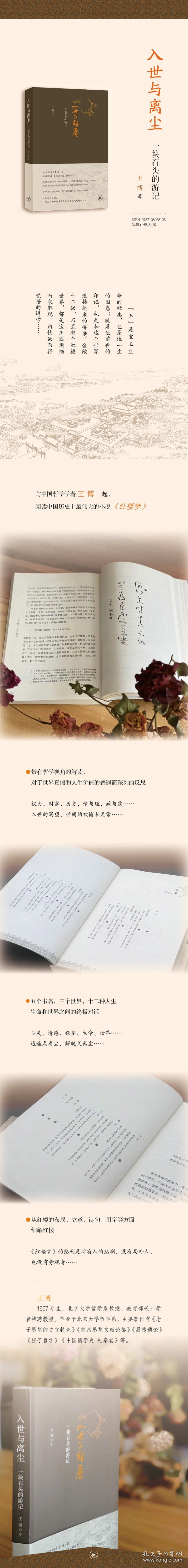 入世与离尘一块石头的游记 9787108068125 王博 生活读书新知三联书店