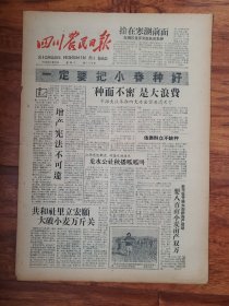 四川农民日报1958.10.29