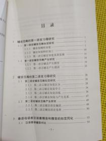 汉语辅音范畴的第二语言习得研究