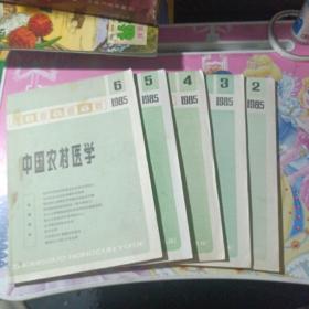 中国农村医学1985年2-6期