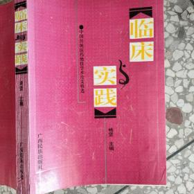 临床与实践--中国传统医药绝技学术论文精选【全书是经验、医案、验方、绝技，丹药制法.药丸制法。均有献技人的姓名、地址】【仅印500册】大16开