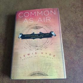 ◇英文原版书 Common as Air: Revolution Art and Ownership Lewis Hyde