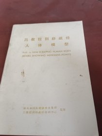 吕教授刮痧疏经人体模型。