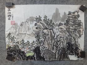 手绘山水画8