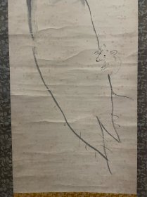 古筆萝卜图【桥本关雪】 
1883〜1945（63岁 南 宗画家桥本海关之子，本名关一，又名房弘,字士道，号 涧雪、懒云洞、龙吟、顽拙道人、白沙村庄、四明狂客，通 称贯一兵库县神户市生人。21岁入竹杖会画塾从师 竹内栖凤门下，后深入研究中日古代名画遗墨,遂入佳 境1913年后数次到中国、欧洲游历，眼界大展，画囊 渐肥o 1927年徐悲鸿旅居日本时得其多方援助，是日 本当代享有盛誉的画家之一