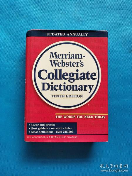 Merriam-Webster's Collegiate Dictionary