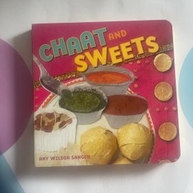 英文原版绘本 纸板书 小吃货们的最爱食物绘本 Chaat and Sweets