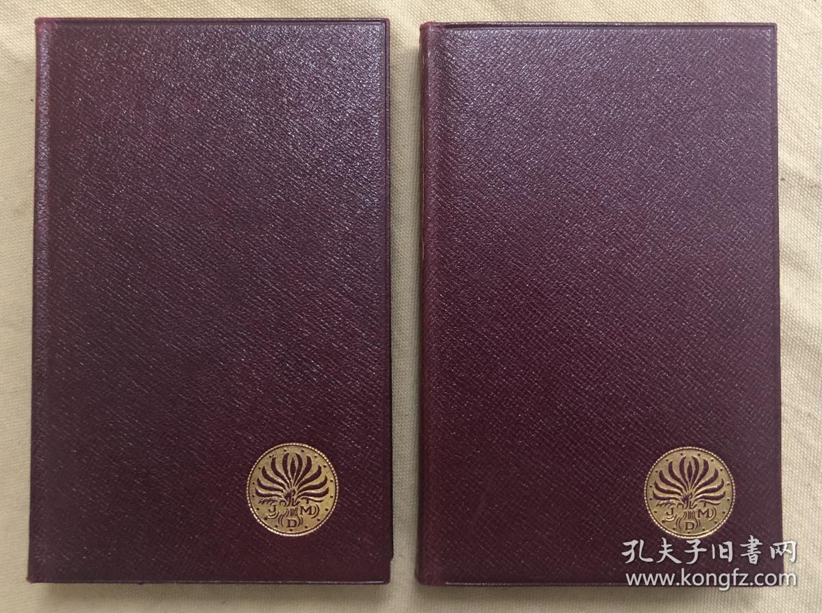 1931年，鲍斯威尔《约翰逊博士传》两册（全）豪华烫金布面精装本精装本，，James Boswell: The Life of Samuel Johnson